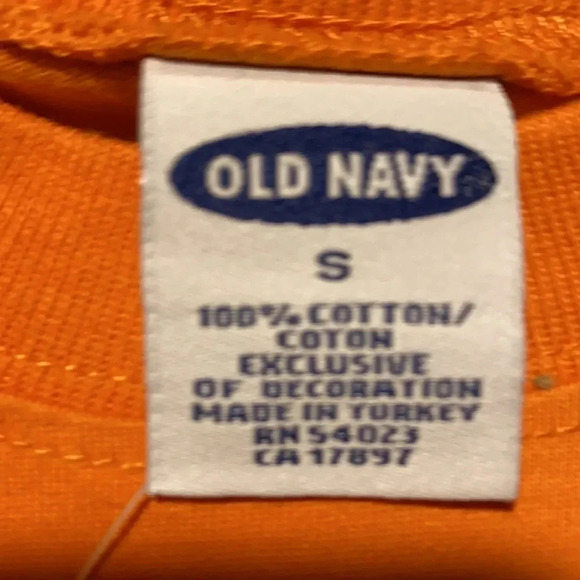 OLD NAVY NEW BOYS TSHIRT SHIRT TEE TOP SUMMER CASUAL TSHIRTS ORANGE TOPS SIZE S - Picture 7 of 8